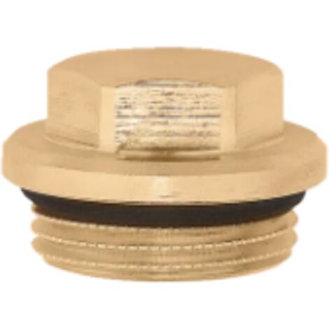 Tappo, per collettori serie 356 e 357. Attacco 1"M Caleffi 364160 1"M
