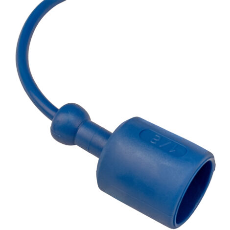 Tappo per innesto rapido blu maschio da M1/2"