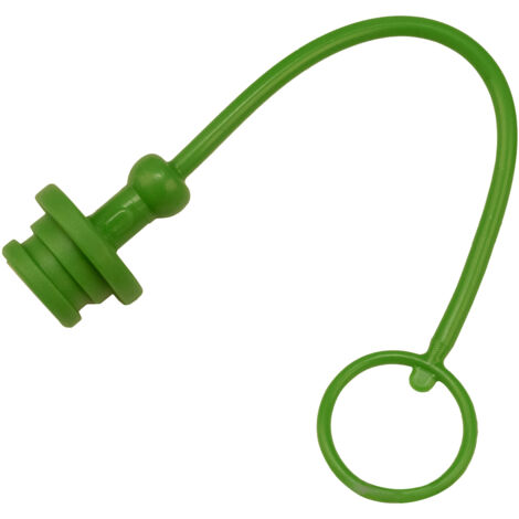 Tappo per innesto rapido verde femmina da M1/2"