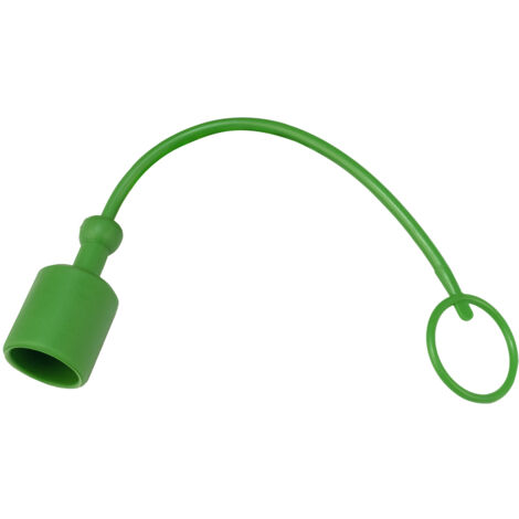 Tappo per innesto rapido verde maschio da M1/2"