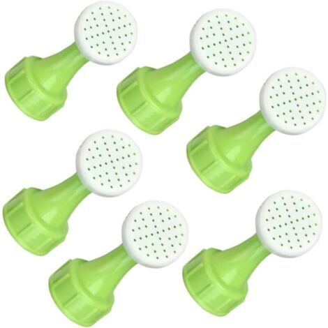 Tappo per irrigatore per bottiglie 7×3×2 cm, set di ugelli per irrigatori per bottiglie da 6 pezzi, soffione per borracce, ugello per annaffiatoio, ecc.