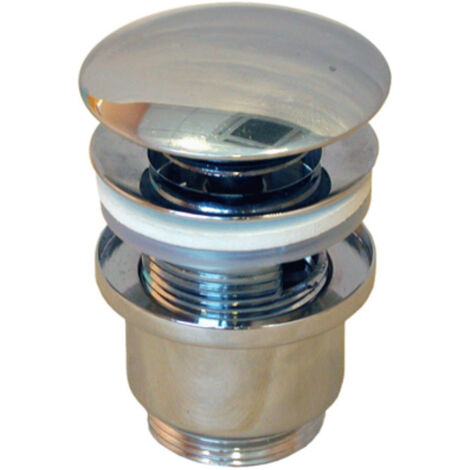 Tappo per lavabo click-clack da 5/4", colore ottone anticato