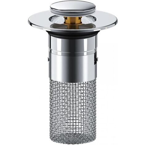 Tappo per lavabo da bagno, filtro di scarico a scomparsa per lavabo, filtro universale per scarico del lavabo