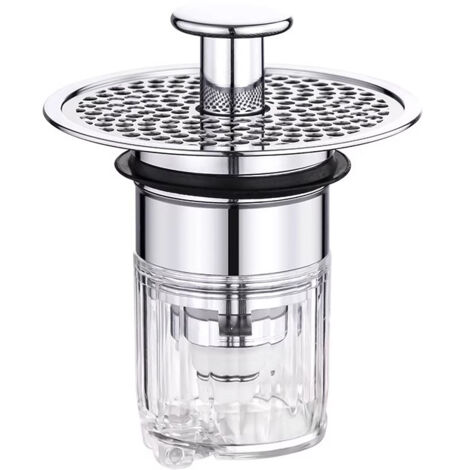 Tappo per lavandino del bagno, 32-42 mm, tappo universale per lavandino a scomparsa, tappo per lavandino da cucina e bagno, tappo per lavandino con filtro anti-intasamento e anti-odore
