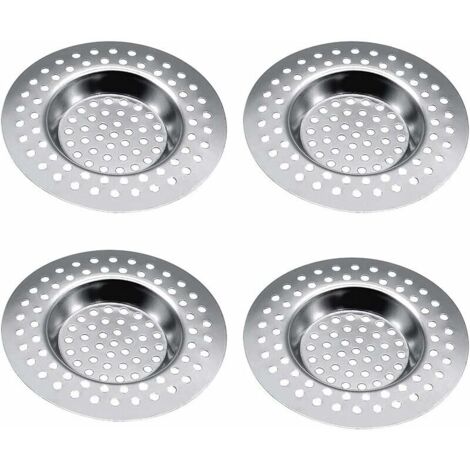 Tappo per lavello, 4 pezzi in acciaio inox per lavello da cucina, tappo per lavello, tappo per lavello, per cucina, vasca da bagno, lavandino del bagno