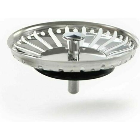 Tappo per lavello da cucina generale, filtro per lavello da cucina, tappo per lavello da bagno in acciaio inossidabile, filtro per lavello da bagno (84 mm)