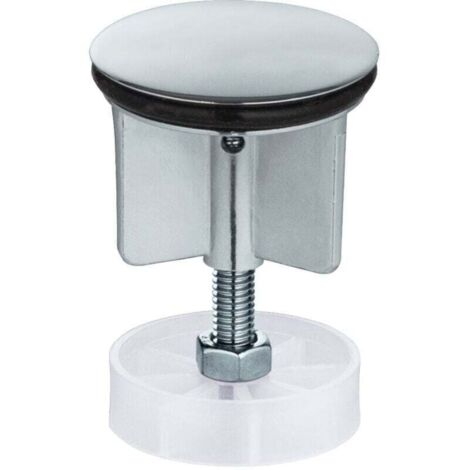 Tappo per lavello, scarico per lavabo, cromato, Ø 3,85 cm