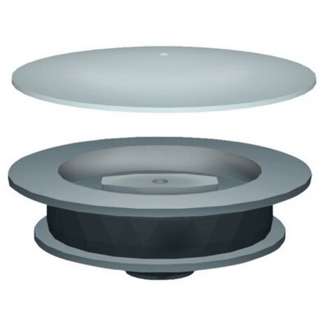 TAPPO PER POZZETTO A PAVIMENTO CON PIATTELLO INOX Diam. 100 NICOL