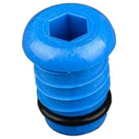 TAPPO PER TEST DI PERDITA DI PRESSIONE PEX 16 mm BLU