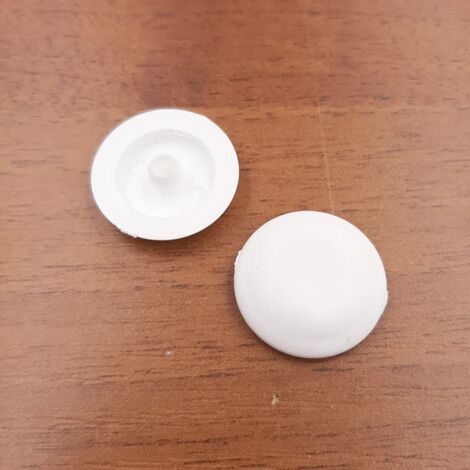 TAPPO per VITE per PIEDINO HAFELE IN METALLO BIANCO