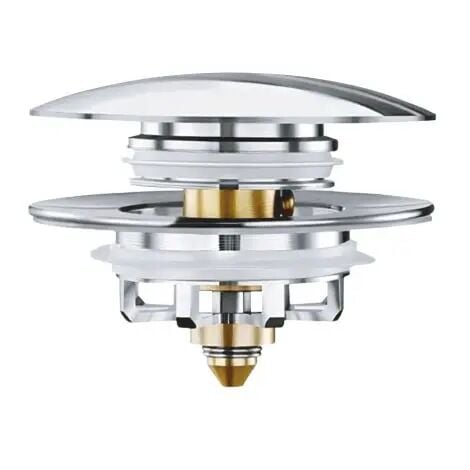 Tappo piletta click clack per sostituzione modello puffomax tappo ø66- altezza 28,5 mm AMBRA WATER