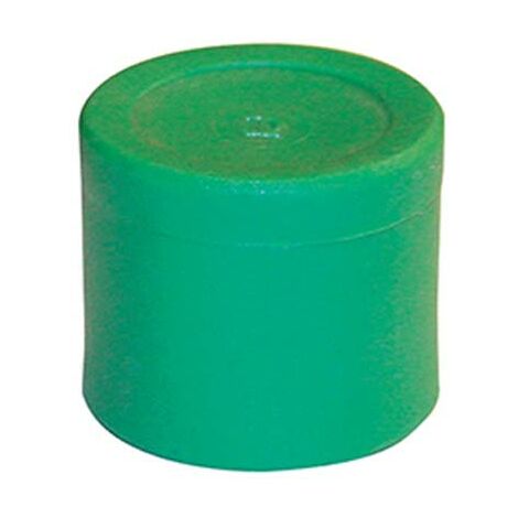 TAPPO PPR A SALDARE - VERDE MM 20- 20 pezzi