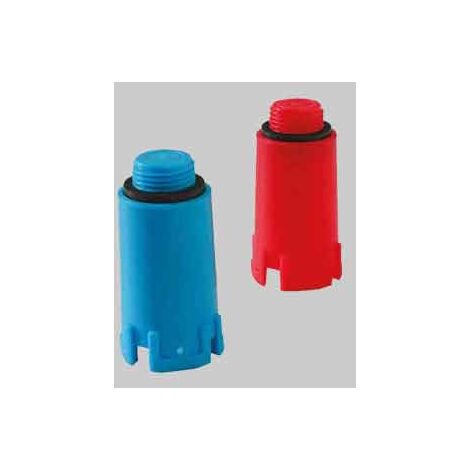 Tappo prova impianti 1/2" - col. rosso
