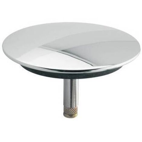 TAPPO SALTERELLO IN OTTONE CROMATO PER COLONNA VASCA Diam. 70 - Blister FAIDF