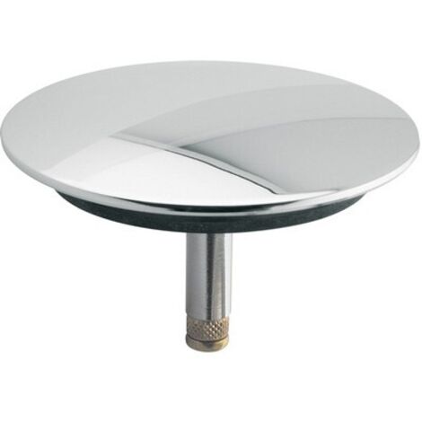 TAPPO SALTERELLO IN OTTONE CROMATO PER COLONNA VASCA Diam. 70 DH
