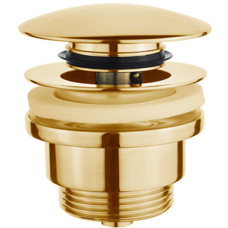 Tappo universale per lavabo click-clack 5/4"", colore oro