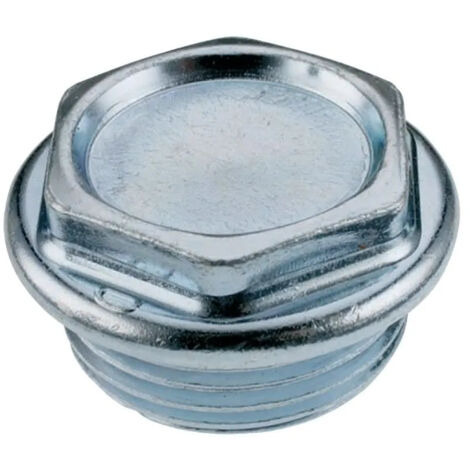 Tappo Zincato Da 1" 1/4 Per Radiatore - Destro