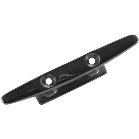 Taquet 125 mm plat poli en inox A4, AISI 316