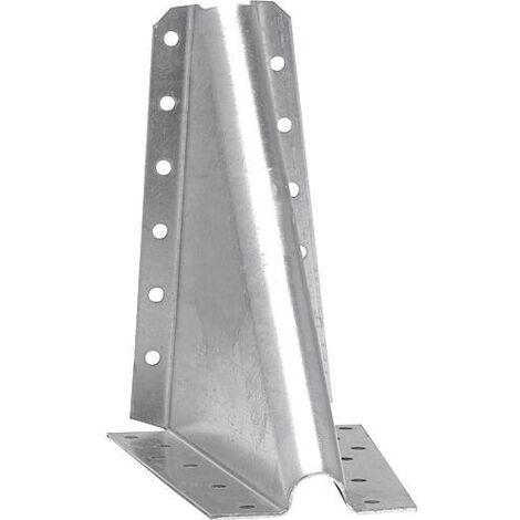 Taquet 130 125 x 125 x 2,0 x 80 mm galvanise a chaud (tzn)