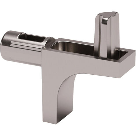 Taquet 2 tourillons ø 5mm - Décor : Nickelé - ITALIANA FERRAMENTA