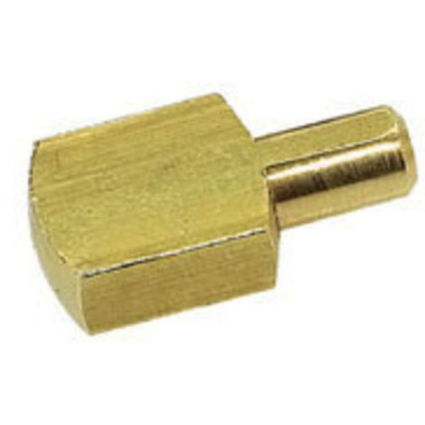 Itar – Taquet battoir queue ø5 en laiton poli – Finition élégante – Pour applications de bricolage – Diamètre de queue 5 mm