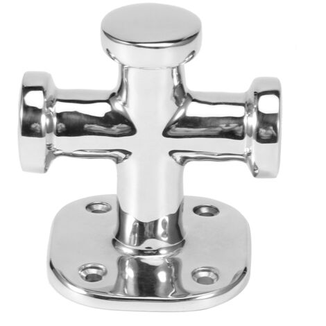 Taquet d'amarrage en acier inoxydable simple croisé pour bateau - 62x63x83mm, équipement de pont marin