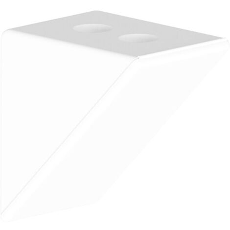Taquet d'assemblage double blanc - lot de 12 pièces