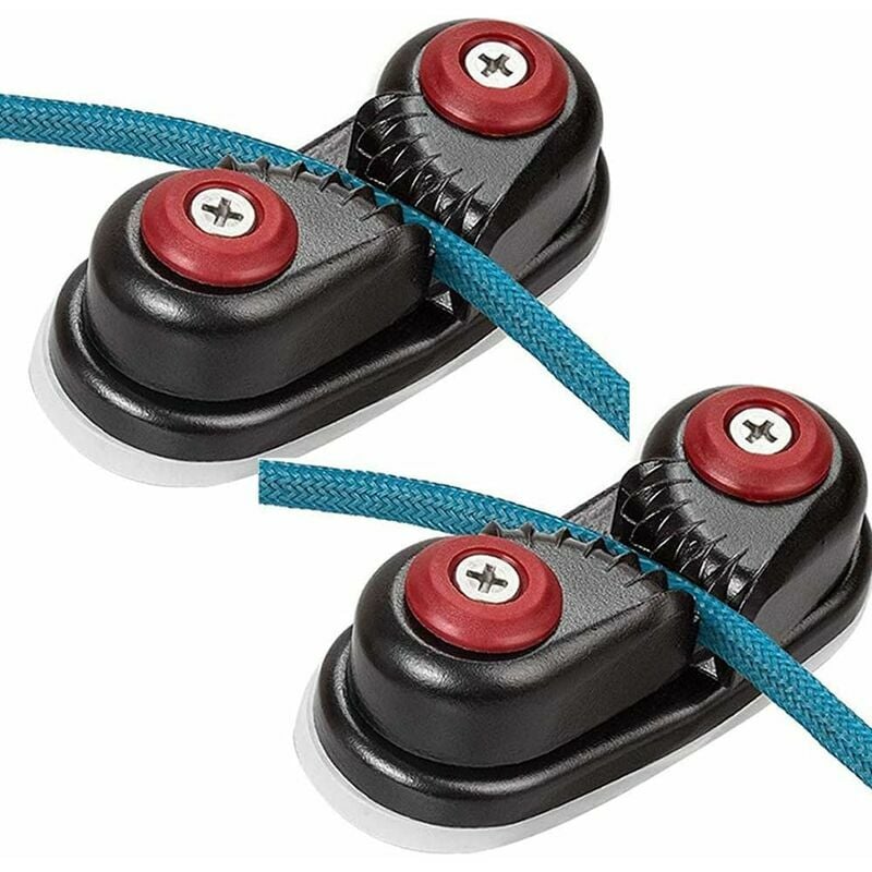 Taquet de Corde Taquet à Came, Taquets à Came en Aluminium pour Bateaux Marine Voilier Kayak 15mm