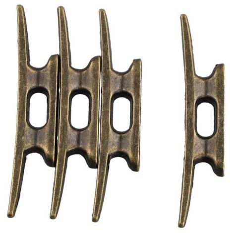 Taquet de Quai Bateau 4 Pouces pour D'Amarrage en Fonte HôTe Bronze Adapté au DéCor Maritime Lac Plage Nautique, PièCes