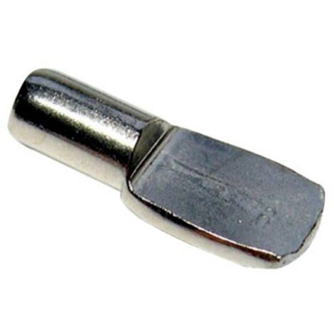 Taquet duplo 5 mm acier chromé à fond plat - HAFELE - 282.04.711