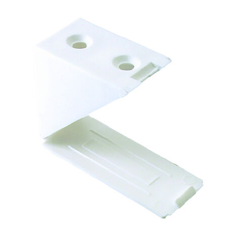 Taquet Equerre Haut 24x43x43 Bl  4 Pce - Vynex