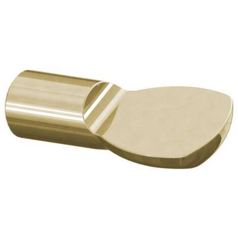 Taquet étagère MONIN 521010 pour douille cannelée tige 7 mm finition laitonnée
