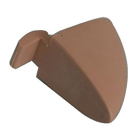 Taquet simple ancrage pour crémaillères acier ligne Accord - coloris chêne - MONIN