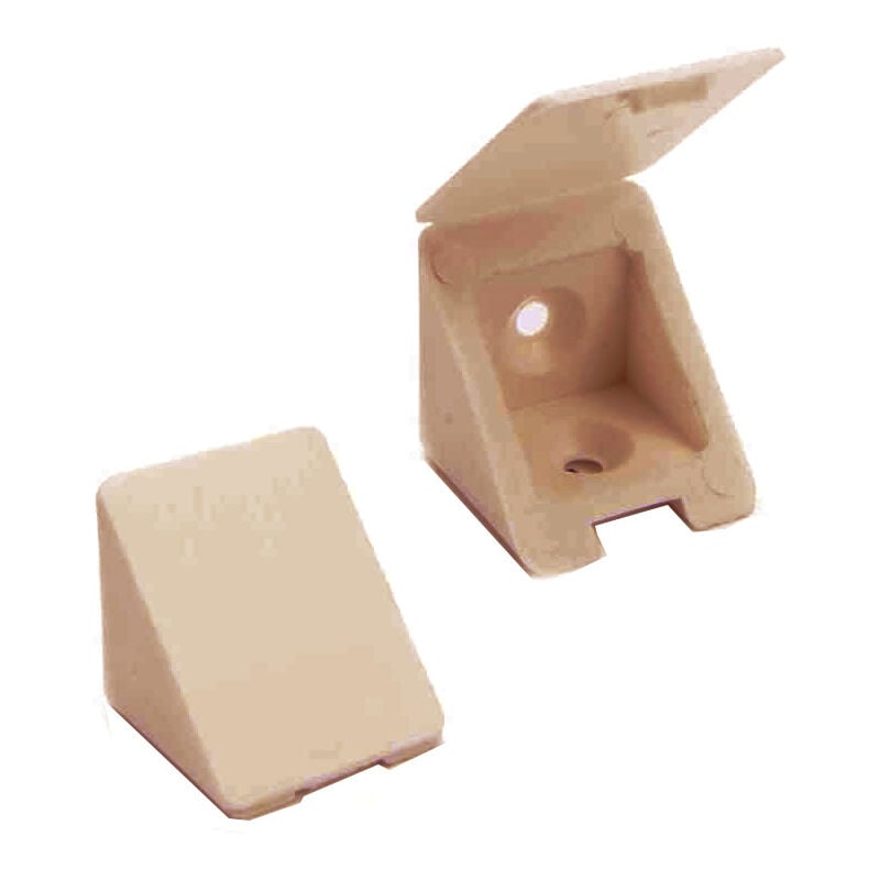 Tac ecker polypropylène marron 23,5x22,5mm boîte de 100 - MONIN - 511640