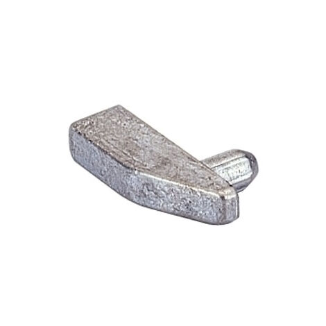 Taquets pour fonds rainurés - Décor : Brut - Matériau : Zamac - HETTICH
