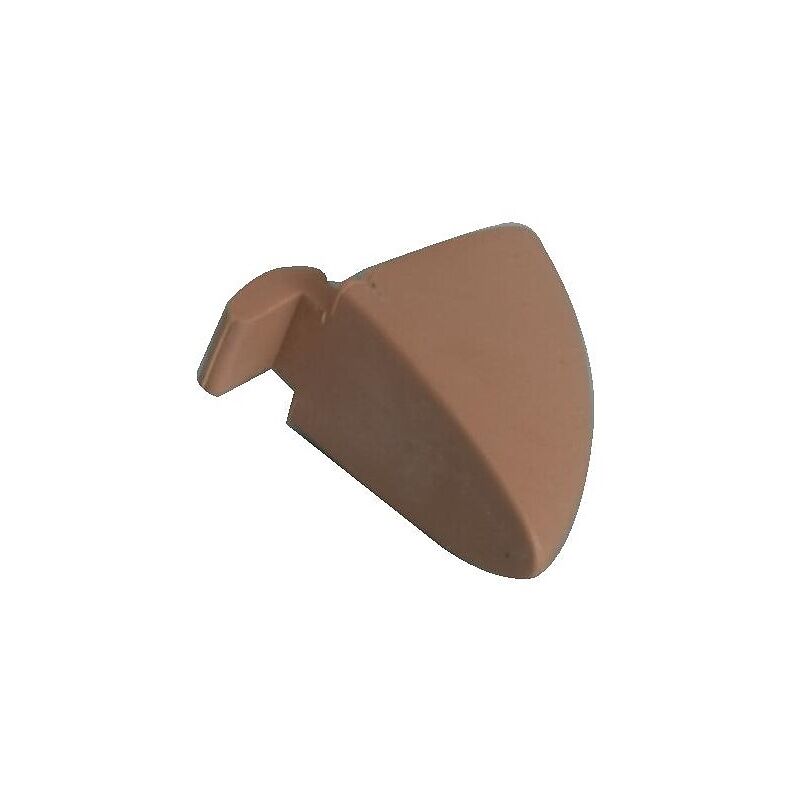 Taquet simple ancrage pour crémaillères acier ligne Accord - coloris chêne Monin