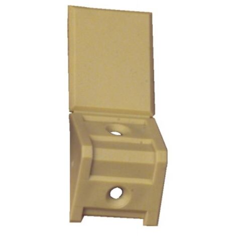 Taquets Systemtac Classic - en polypropylène. avec couvercle prémonté. chamois. équerre simple. en boîte de 100 pièces - PRUNIER
