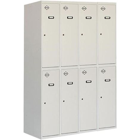 Taquillas metálicas SIMONLOCKER (180x120x50cm) GRIS PRELACADO