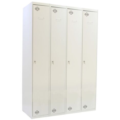 Taquillas metálicas SIMONLOCKER (180x120x50cm) GRIS PRELACADO