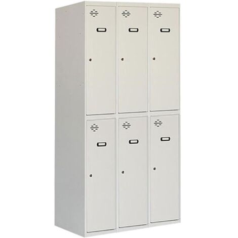 Taquillas metálicas SIMONLOCKER (180x120x50cm) GRIS PRELACADO