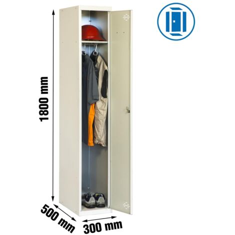 Taquillas metálicas SIMONLOCKER (180x30x50cm) GRIS TAQUILLA
