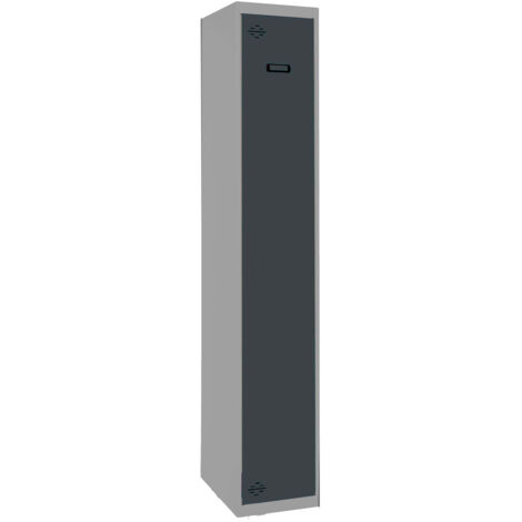 Taquillas metálicas SIMONLOCKER (180x30x50cm) GRIS Y ANTRACITA