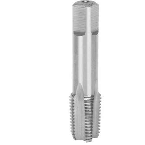 Taraud à Filetage Métrique, Taraud 1/4 NPT, Tige 1cm/0.4'', Taraud à 18 Dents en Acier Rapide(HSS), pour l'acier inoxydable, le fer, la fonte, l'acier allié, Diamètre de la tige 0.4in