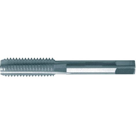 Taraud à main, filetage métrique, finisseur n°3, Filetage : M2,3, Pas 0,40 mm, Long. totale 36 mm, queue Ø 2,8 mm, Carré de la queue : 2,1 mm