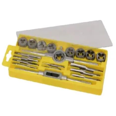 Taraud et filière M3 à M12 1 passe coffret de 20 pcs