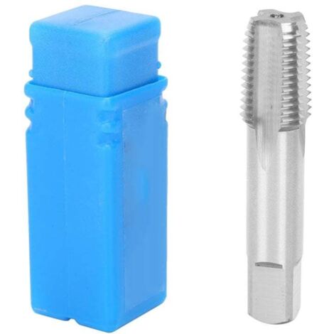 Taraud fileté, Taraud fileté 1/4 Pouce, Taraud 18 Dents en Acier Rapide, pour Acier Inoxydable, Fonte, Acier allié, Système Américain, Supports de Filetage