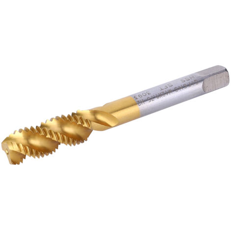 Taraud hélicoïdal M12x1.75 en acier rapide HSS, outil de taraudage et perçage précis