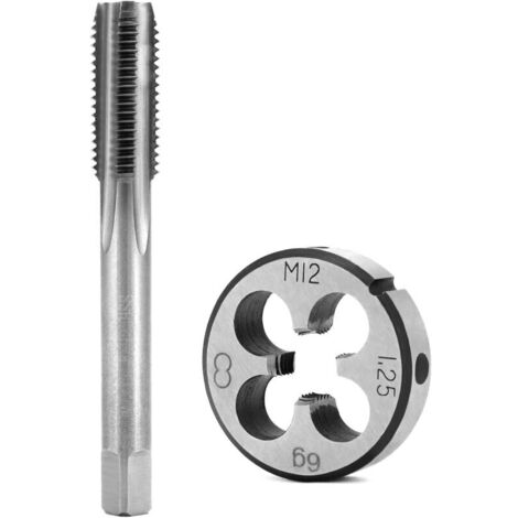 Taraud M12x1.25mm, jeu de tarauds et filières
