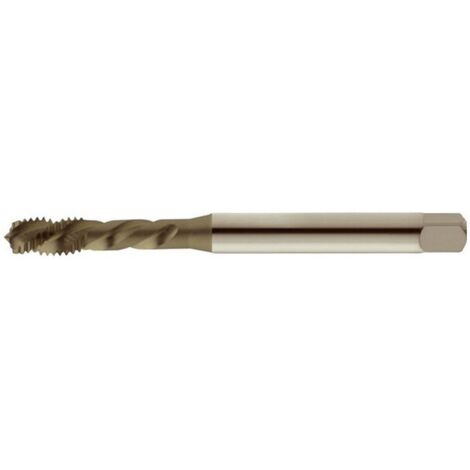 Taraud machine pour trous borgnes à gauche, sans revêtement, DIN 371 B, Filetage M5, Pas 0,8 mm, Long. totale : 70 mm, queue Ø 6,0 mm