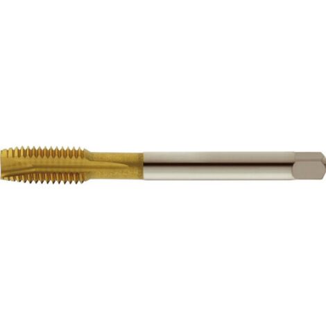 Taraud machine pour trous débouchants, DIN 376, Surface à revêtement TiN, Filetage : M12, Pas 1,75 mm, Long. totale 110 mm, queue Ø 9,0 mm
